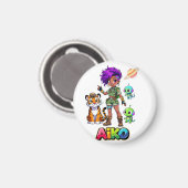 AiKo Beats™ AiKo & Friends Adventure マグネット (正面/裏面)