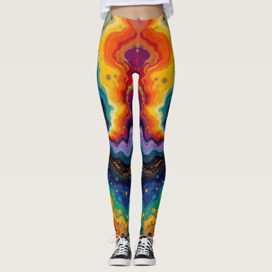 🌈 AiKo Beats™ Leggings V2 レギンス (正面)