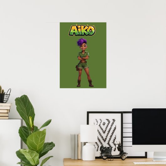 AiKo Beats™ Safari AiKo Explorer ポスター (ホームオフィス)