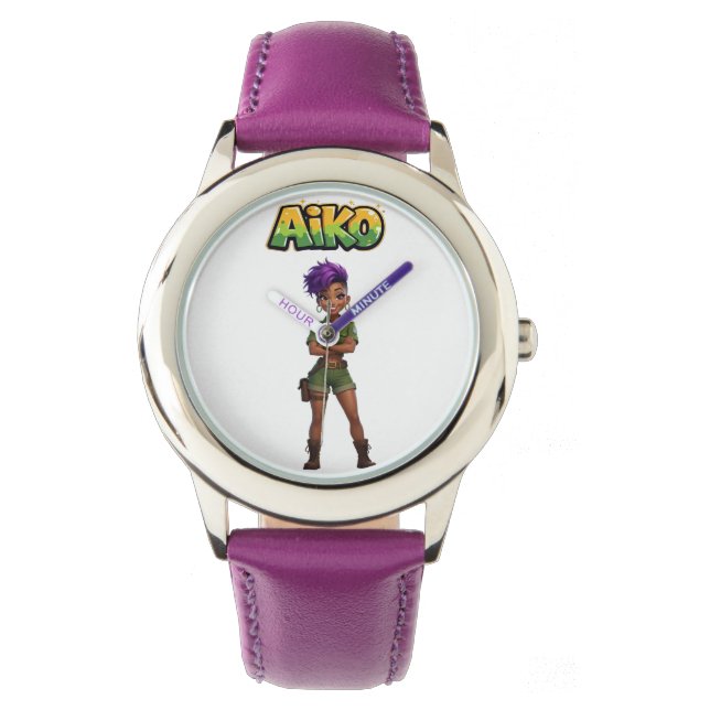 AiKo Beats™ Safari AiKo Explorer 腕時計 (正面)