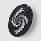 AiKo Beats™ Sonic Vector – Fracture ラウンド壁時計 (傾斜)