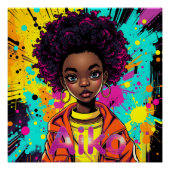 AiKo Grunge Graphic #1 ポスター (正面)