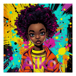 AiKo Grunge Graphic #1 ポスター