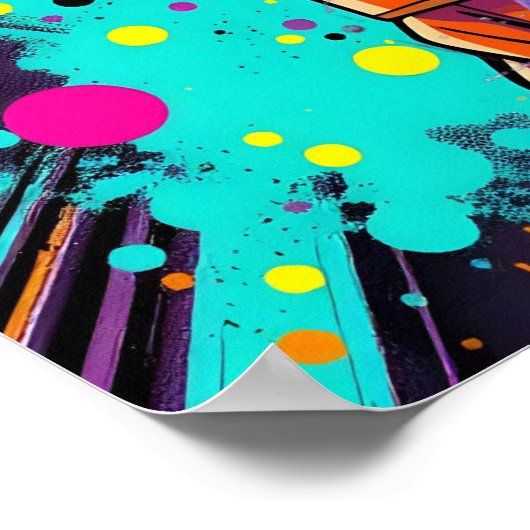 AiKo Grunge Graphic #1 ポスター (角)