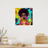 AiKo Grunge Graphic #1 ポスター (キッチン)