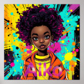 AiKo Grunge Graphic #1 ポスター (正面)