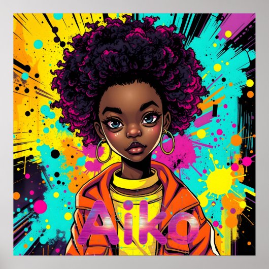 AiKo Grunge Graphic #1 ポスター (正面)