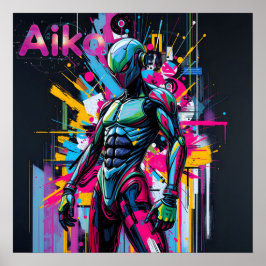AiKo Grunge Graphic #2 ポスター