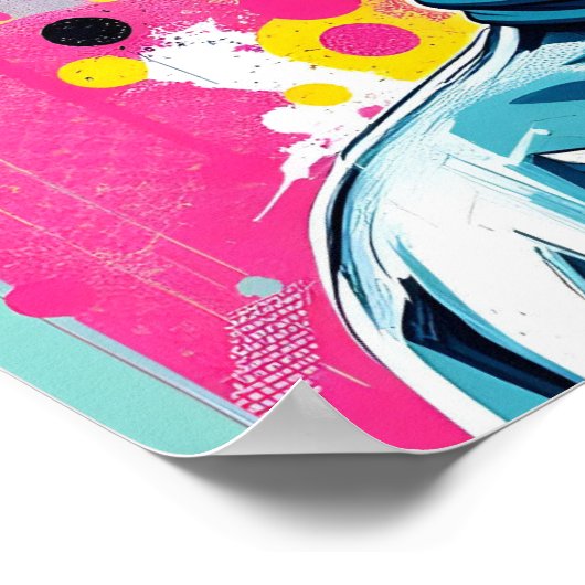 AiKo Grunge Graphic #3 ポスター (角)