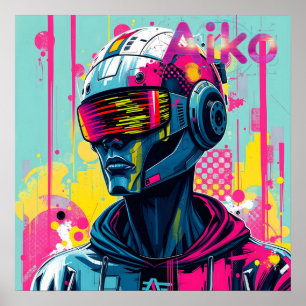 AiKo Grunge Graphic #3 ポスター