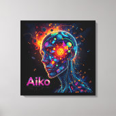 AiKo Grunge Graphic #4 キャンバスプリント (正面)