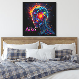 AiKo Grunge Graphic #4 キャンバスプリント