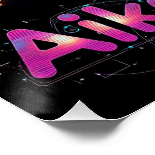 AiKo Grunge Graphic #4 ポスター (コーナー)