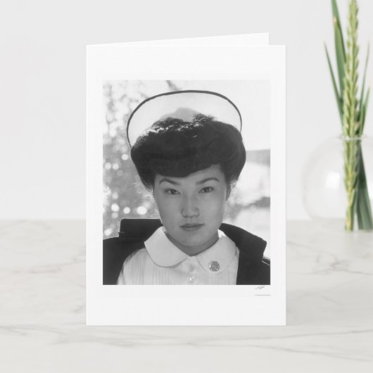 Aiko Hamaguchi 1943年ナース カード (正面)