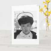 Aiko Hamaguchi 1943年ナース カード (黄色い花)