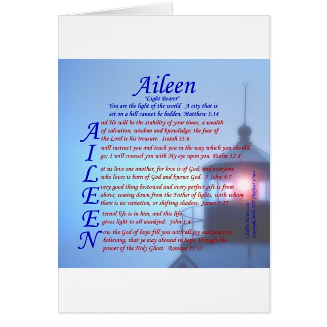 Aileenの折句 (正面)
