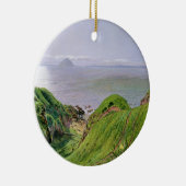 AilsaクレイグおよびArran 1860年の島の意見 セラミックオーナメント (右)