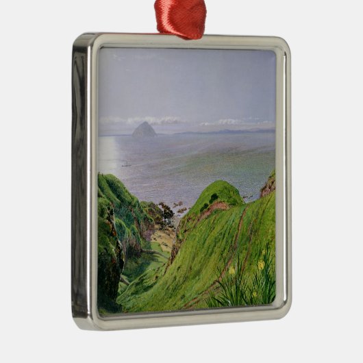 AilsaクレイグおよびArran 1860年の島の意見 メタルオーナメント (右)