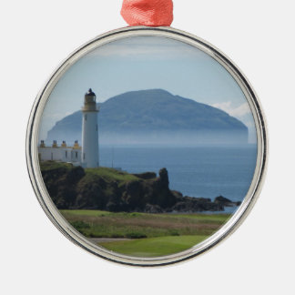 AilsaクレイグのTurnberryの灯台 メタルオーナメント