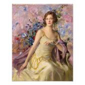 Ailsa Bruce with Villard Flowers フォトプリント (正面)