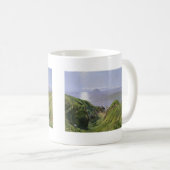 Ailsa CraigとスコットランドのArran島 コーヒーマグカップ (正面右)
