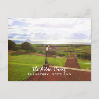 Ailsa Craig、Turnberry、スコットランド・ポストカード ポストカード