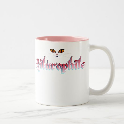 Ailurophile子猫のマグ ツートーンマグカップ (右)