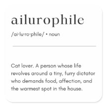 Ailurophile定義 – 猫好き