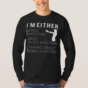 AimとAmuse:おもしろい射撃、 発砲Tシャツ Tシャツ