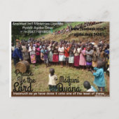 AIM-ウガンダは主なはがきをほめる ポストカード (正面)