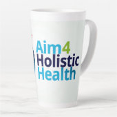 Aim 4 Holistic Health カフェラテマグ (右アングル)
