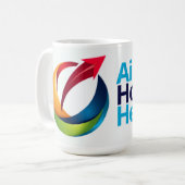 Aim 4 Holistic Health コーヒーマグカップ (正面左)