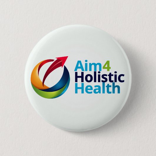 Aim 4 Holistic Health 缶バッジ (正面)