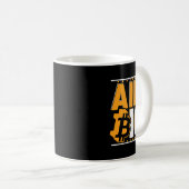 Aim Big Crypto Cryptocurrency Blockchains Bitcoin コーヒーマグカップ (正面右)