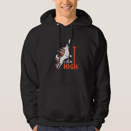 Aim High Awesome Retro Dog Training Designs Presen パーカ (正面)