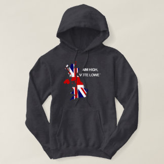 Aim High, Vote Lowe Statement British Map Hoodie パーカ