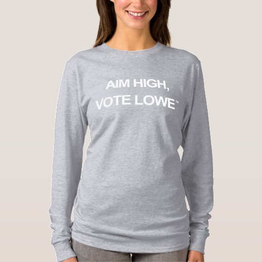 Aim High, Vote Lowe Statement Hoodie パーカ (正面)