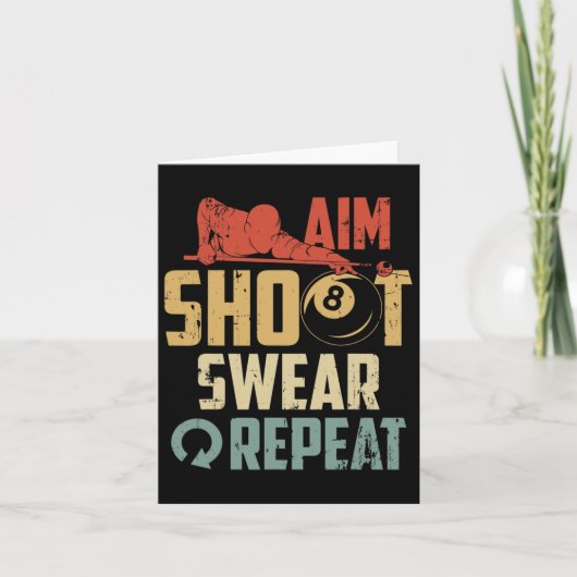 Aim Shoot Swear Repeat カード (正面)