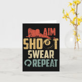 Aim Shoot Swear Repeat カード (黄色い花)
