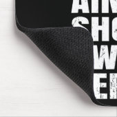 Aim Shoot Swear Repeat - Snooker Pool Player Bili マウスパッド (コーナー)