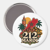 Aimant 212 Maroc マグネット (正面/裏面)