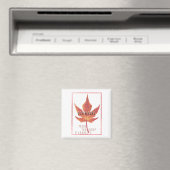 Aimant carrée/Canada Maple Leaf Magnet マグネット (インサイチュ (食洗機))