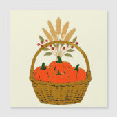Aimant Décoratif Citrouilles d'Automne (正面)
