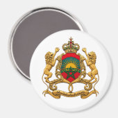 Aimant Emblème du Maroc マグネット (正面/裏面)