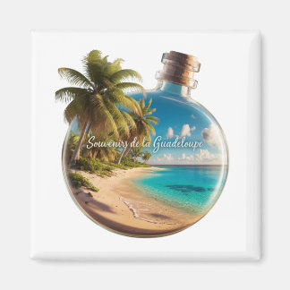 Aimant Guadeloupe – Évasion tropicale, plage parad マグネット