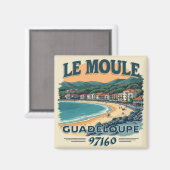 Aimant Le Moule Guadeloupe 97160 | Magnet マグネット (正面/裏面)