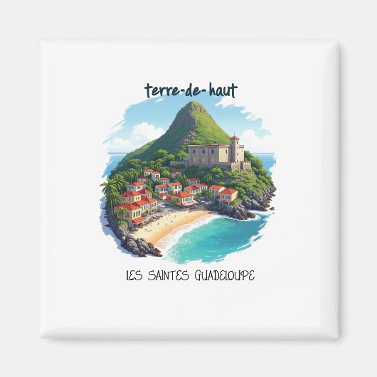 Aimant Les Saintes Terre-de-Haut | Magnet マグネット (正面)
