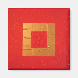 aimant magnet frigo rouge moderne design unique マグネット