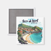 Aimant Terre-de-Haut Les Saintes | Magnet マグネット (正面/裏面)