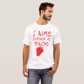 aime ramener ma fraise citation expression tシャツ (正面フル)